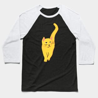 Slinky Cat Baseball T-Shirt